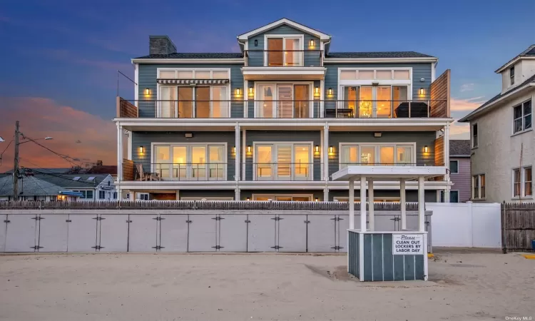 Beach Side Facing Ocean