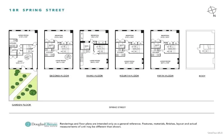 18R Spring Street, New York, NY, 5 Bedrooms Bedrooms, 15 Rooms Rooms,5 BathroomsBathrooms,Residential Income,For Sale,Spring,3591525