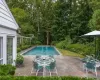 Pool off of Breakfast Room