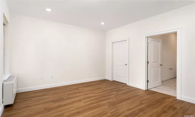 This photo shows the interior of a one bedroom apartment. It may not be the exact unit.