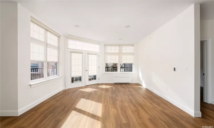 This photo shows the interior of a two bedroom apartment. It may not be the exact unit.