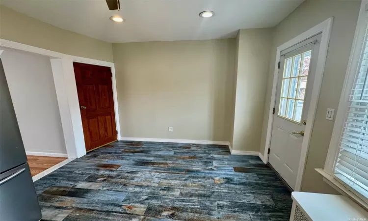 Eat-In-Area of Kitchen w/ Door to Yard