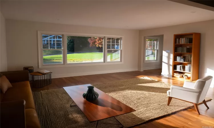 Staged living room