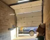 Overhead Garage Door with Driveway