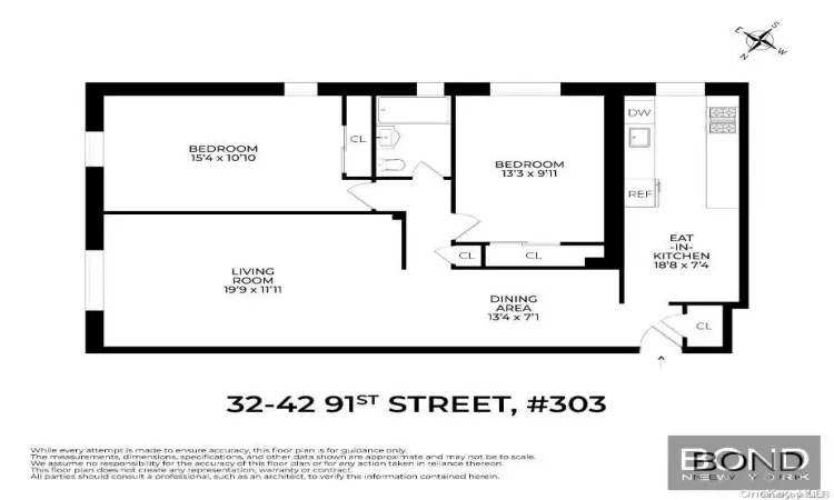 32-42 91 Street, New York, NY, 2 Bedrooms Bedrooms, 4 Rooms Rooms,1 BathroomBathrooms,Residential,For Sale,91,L3583575