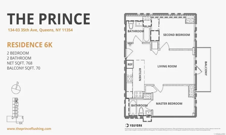 33-71 Prince Street, New York, NY, 2 Bedrooms Bedrooms, 5 Rooms Rooms,2 BathroomsBathrooms,Residential,For Sale,Prince,L3584454