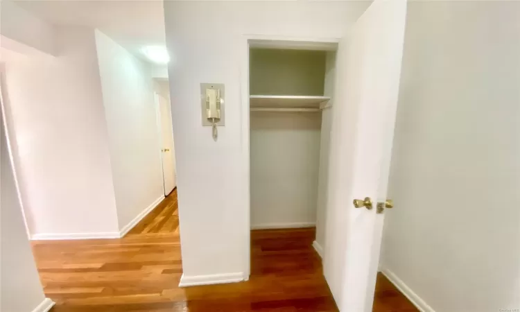 View of closet