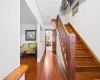 Stunning Hard Wood Floors and Stairway