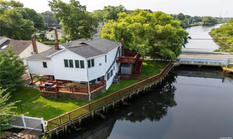 Aerial View of House