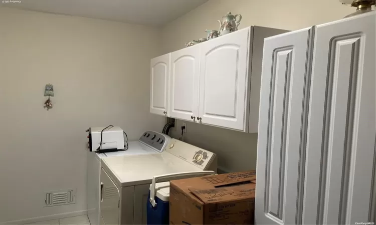 Laundry room with skylite for natural light