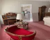 Living room with room for an organ