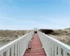 Boardwalk to Ocean w/Shower