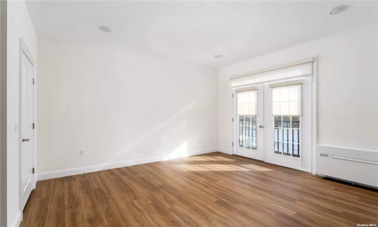 This photo shows the interior of a one bedroom apartment. It may not be the exact unit.