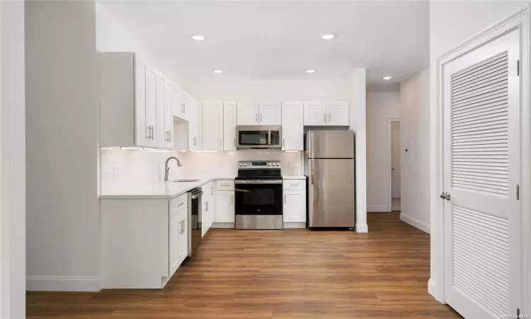 This photo shows the interior of a two bedroom apartment. It may not be the exact unit.