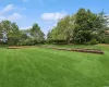 Bocce/Shuffleboard, Swing set