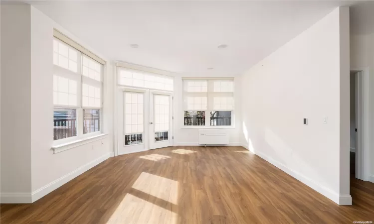 This photo shows the interior of a two-bedroom apartment. It may not be the exact unit.