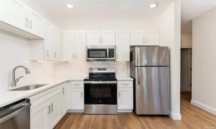 This photo shows the interior of a two-bedroom apartment. It may not be the exact unit.