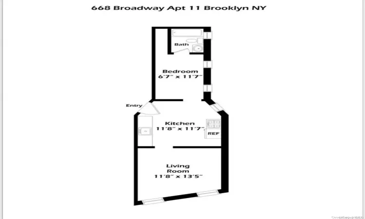 668 Broadway, New York, NY, 1 Bedroom Bedrooms, 3 Rooms Rooms,1 BathroomBathrooms,Residential,For Sale,Broadway,L3592146