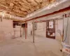 unfinished basement