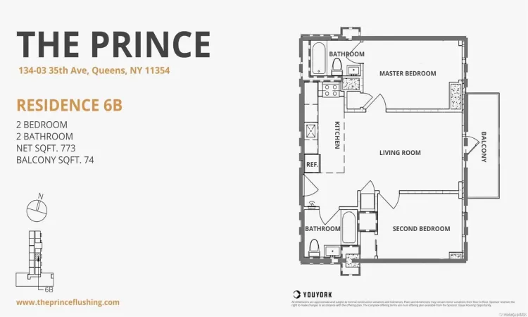 33-71 Prince Street, New York, NY, 2 Bedrooms Bedrooms, 5 Rooms Rooms,2 BathroomsBathrooms,Residential,For Sale,Prince,L3584401