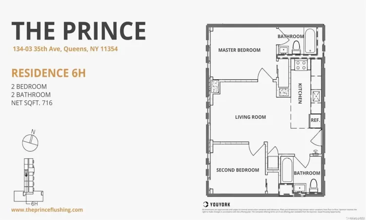 33-71 Prince Street, New York, NY, 2 Bedrooms Bedrooms, 5 Rooms Rooms,2 BathroomsBathrooms,Residential,For Sale,Prince,L3584446