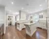 Kitchen open to Mudroom