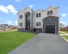 View of front of home with a front yard