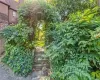 Archway to Backyard