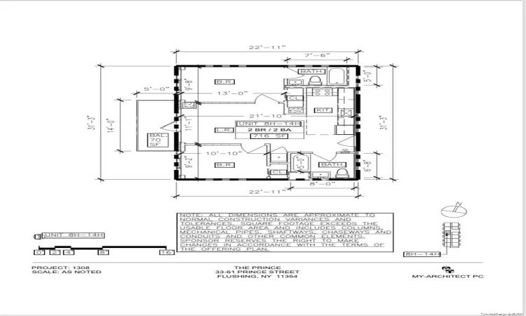 33-71 Prince St, New York, NY, 2 Bedrooms Bedrooms, 5 Rooms Rooms,2 BathroomsBathrooms,Residential,For Sale,Prince St,L3584755