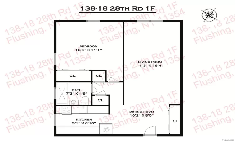 138-18 28th Road, New York, NY, 1 Bedroom Bedrooms, 4 Rooms Rooms,1 BathroomBathrooms,Residential,For Sale,28th,L3585011