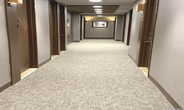 Floor Hallway w/ 3 Elevators