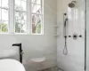 soaking tub and shower