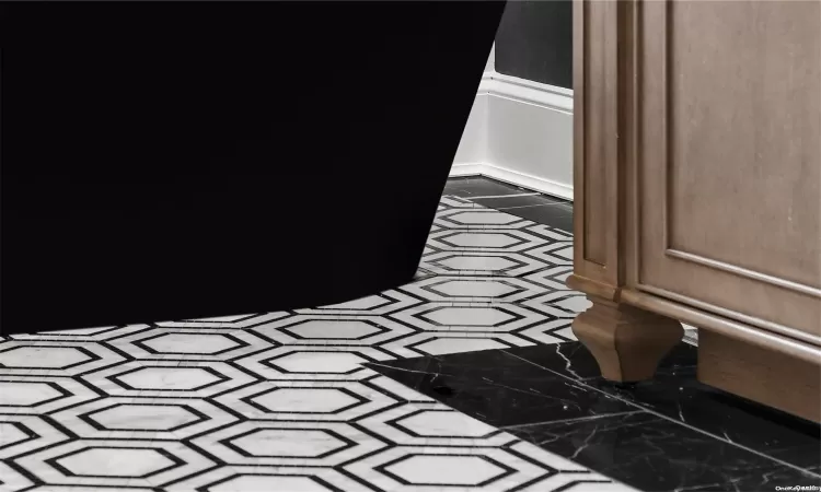 Carrera Marble Tile Floor