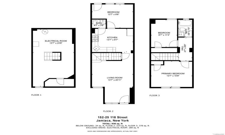 152-25 118th Avenue, New York, NY, 3 Bedrooms Bedrooms, 8 Rooms Rooms,1 BathroomBathrooms,Residential,For Sale,118th,L3585790