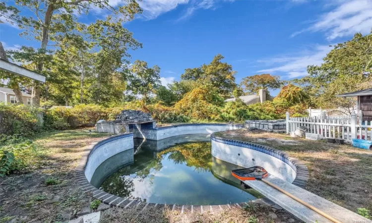 backyard pool