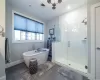 Soaking Tub & Huge Shower