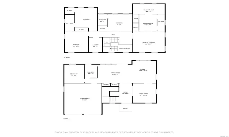 1st and 2nd Floor Plan