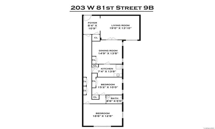 203 81st Street, New York, NY, 2 Bedrooms Bedrooms, 5 Rooms Rooms,1 BathroomBathrooms,Residential,For Sale,81st,L3586819