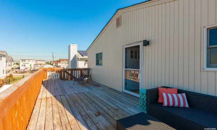 Primary Upstairs Private Deck