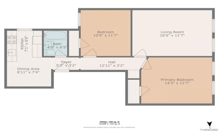 Front Apartment Floorplan