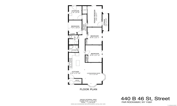 440 Beach 46th Street, New York, NY, 4 Bedrooms Bedrooms, 8 Rooms Rooms,2 BathroomsBathrooms,Residential,For Sale,Beach 46th,L3589229