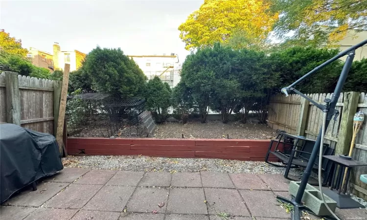 Backyard to Parking Area