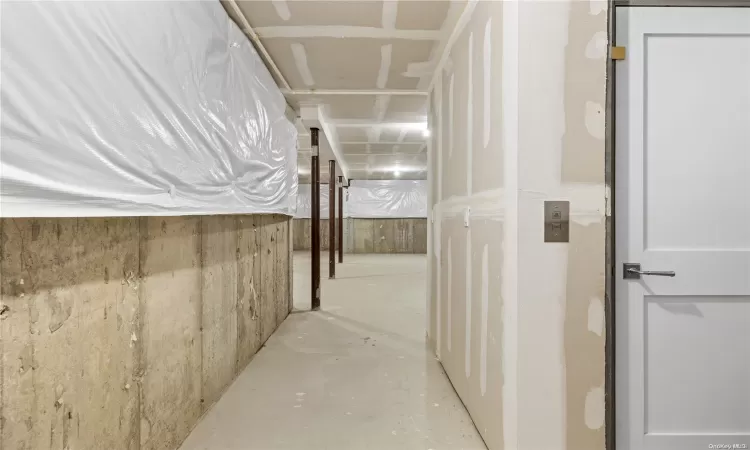 Unfinished basement