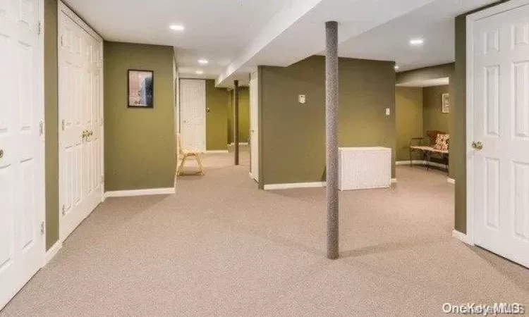 Heated finished basement