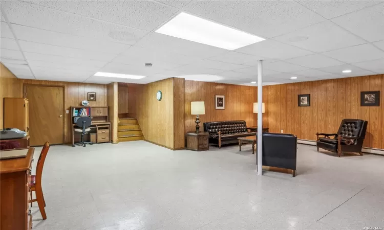 basement and understair storage closet