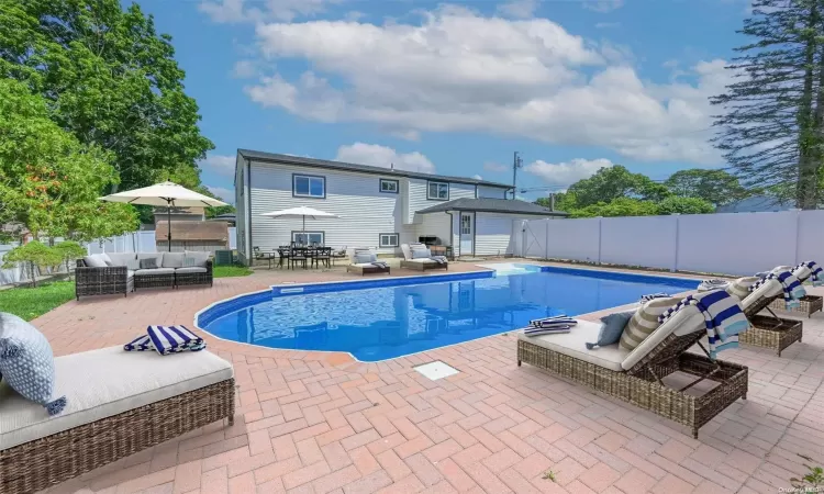 Resort Style Pool Backyard