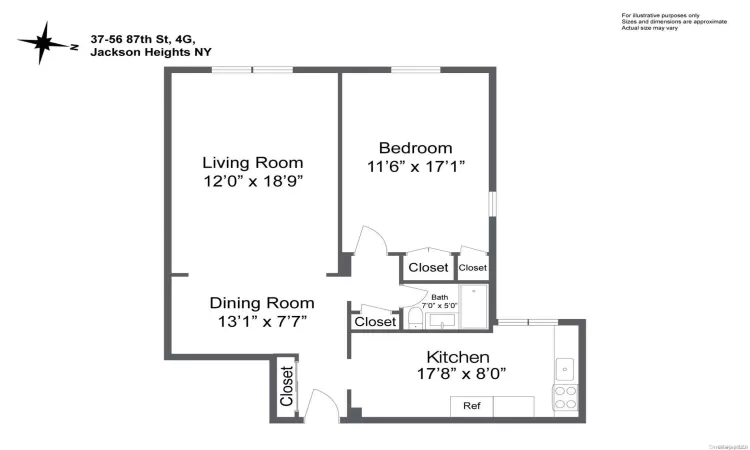 37-56 87th Street, New York, NY, 1 Bedroom Bedrooms, 5 Rooms Rooms,1 BathroomBathrooms,Residential,For Sale,87th,L3593765