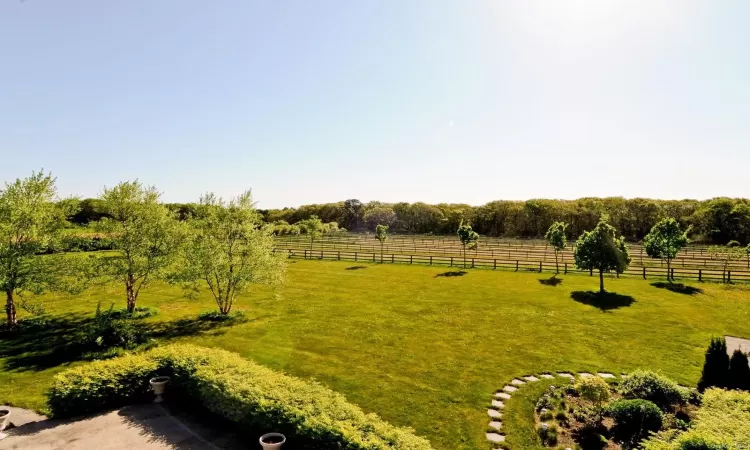 View of yard featuring a rural view