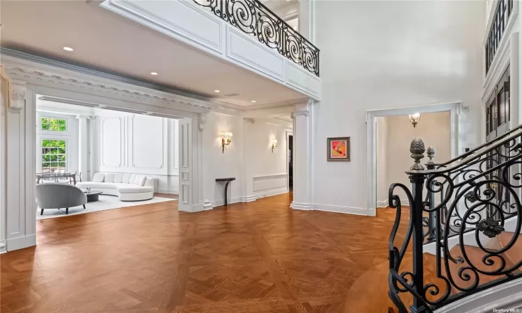 Front Foyer with 2nd floor balcony/landing