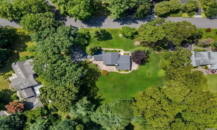 Drone Image of the 1 Acre property